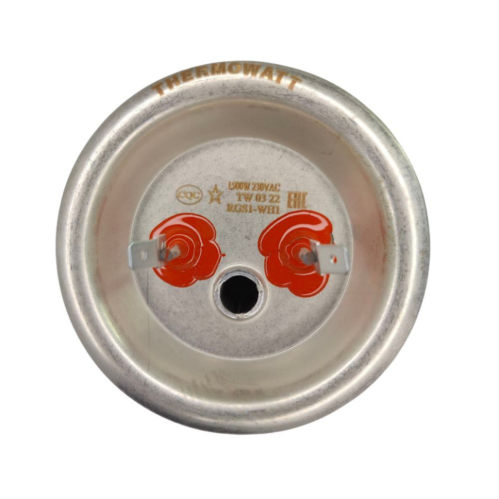 ТЭН 1,5кВт (1500Вт) RF для водонагревателя Electrolux, под анод М6, фланец 92, трубка под термостат D12мм, 50940