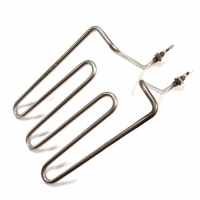 ТЭН фритюра 2600W, клеммы под разъем, межосевое 40мм L245х120х185мм, D8,5мм, 220V, 48260