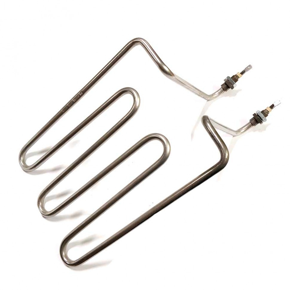 ТЭН фритюра 2600W, клеммы под разъем, межосевое 40мм L245х120х185мм, D8,5мм, 220V, 48260