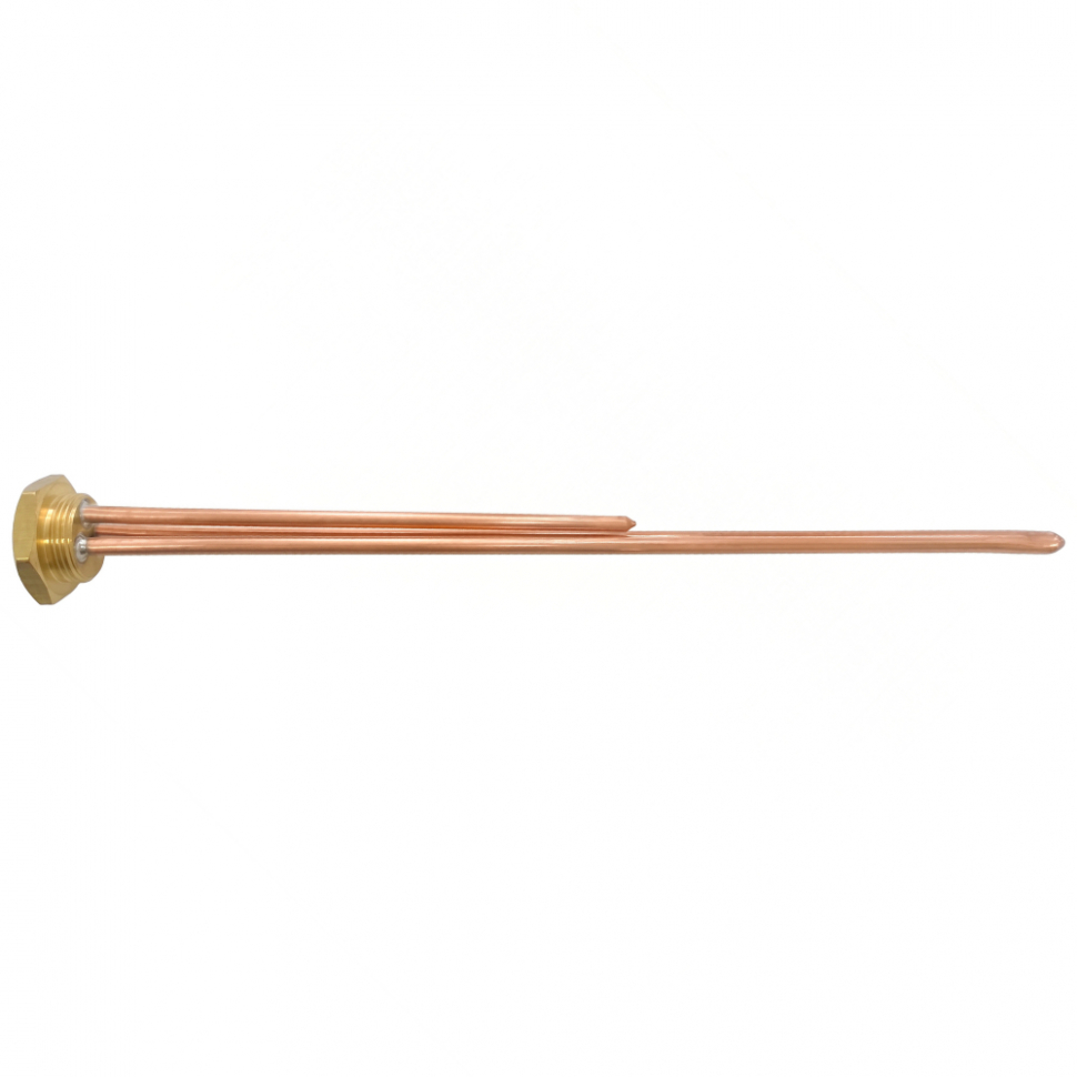 ТЭН для чугунной батареи отопления (радиатора) 3 кВт, медь, D42, G1 1/4", L280мм, 220V, TW, 3400071