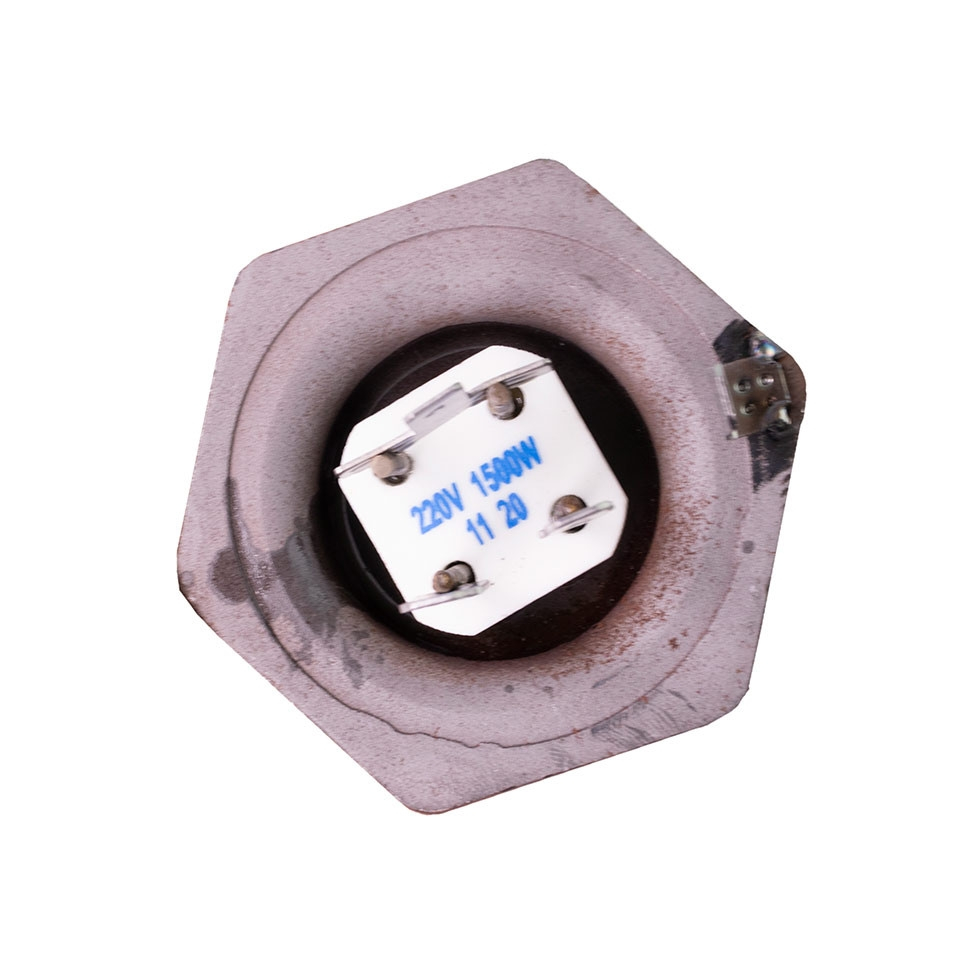 Набор 2 шт ТЭН для масляного радиатора (батареи) 1,5 кВт (600+900), черн, D42, клеммы под разъем, G1 1/4", L240мм, 220V, KMР15М