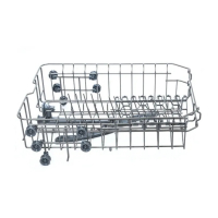 Корзина верхняя в сборе для посудомоечной машины 45см, Midea, Weissgauff, 12976000006412