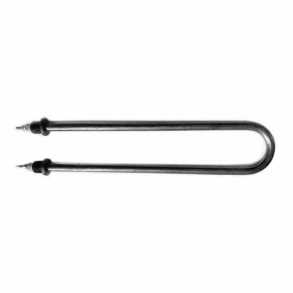 Набор 2 шт ТЭН для нагрева воды 2кВт L365мм 80/2,0-Р-220 R30 ф2 Ш1/2, черный металл, KM01.202-2