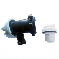 Сливной насос (помпа) для стиральной машины Bosch Maxx, Logixx, Sensitive, Siemens, 30W, 4 защёлки, с улиткой в сборе, KEBS111 Сливной насос (помпа) для стиральной машины Bosch Maxx, Logixx, Sensitive, Siemens, 30W, 4 защёлки, с улиткой в сборе, KEBS111