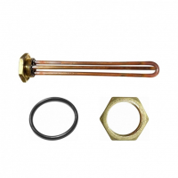 Комплект ТЭН 1,5кВт (1500Вт) RDT резьбовой 42мм для Ariston, De Luxe, Real, Thermex + прокладка + контргайка, 182222K Комплект ТЭН 1,5кВт (1500Вт) RDT резьбовой 42мм для Ariston, De Luxe, Real, Thermex + прокладка + контргайка, 182222K