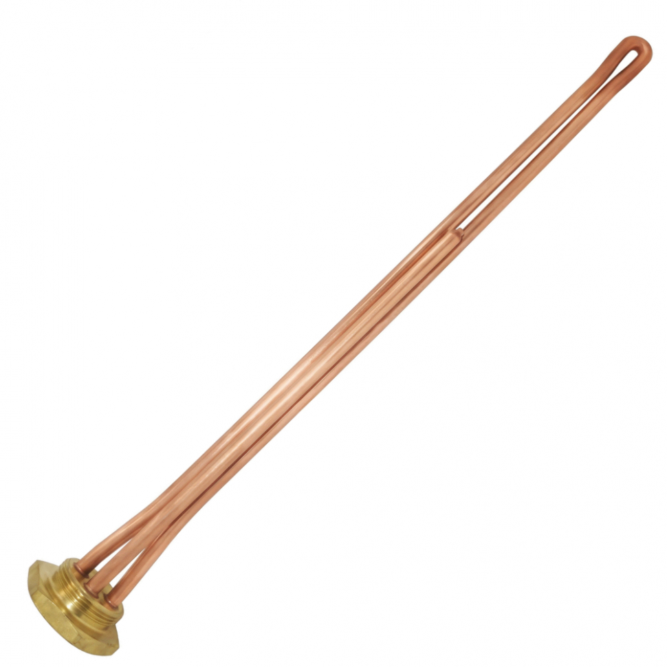 ТЭН для чугунной батареи отопления (радиатора) 2,5 кВт, медь, D42, G1 1/4", L445мм, 220V, TW, 3400070 ТЭН для чугунной батареи отопления (радиатора) 2,5 кВт, медь, D42, G1 1/4", L445мм, 220V, TW, 3400070