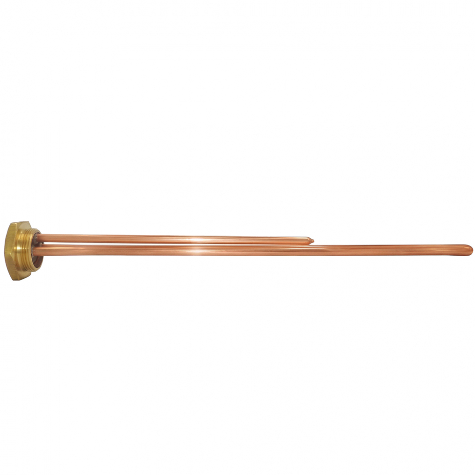 ТЭН для чугунной батареи отопления (радиатора) 2,5 кВт, медь, D42, G1 1/4", L445мм, 220V, TW, 3400070 ТЭН для чугунной батареи отопления (радиатора) 2,5 кВт, медь, D42, G1 1/4", L445мм, 220V, TW, 3400070