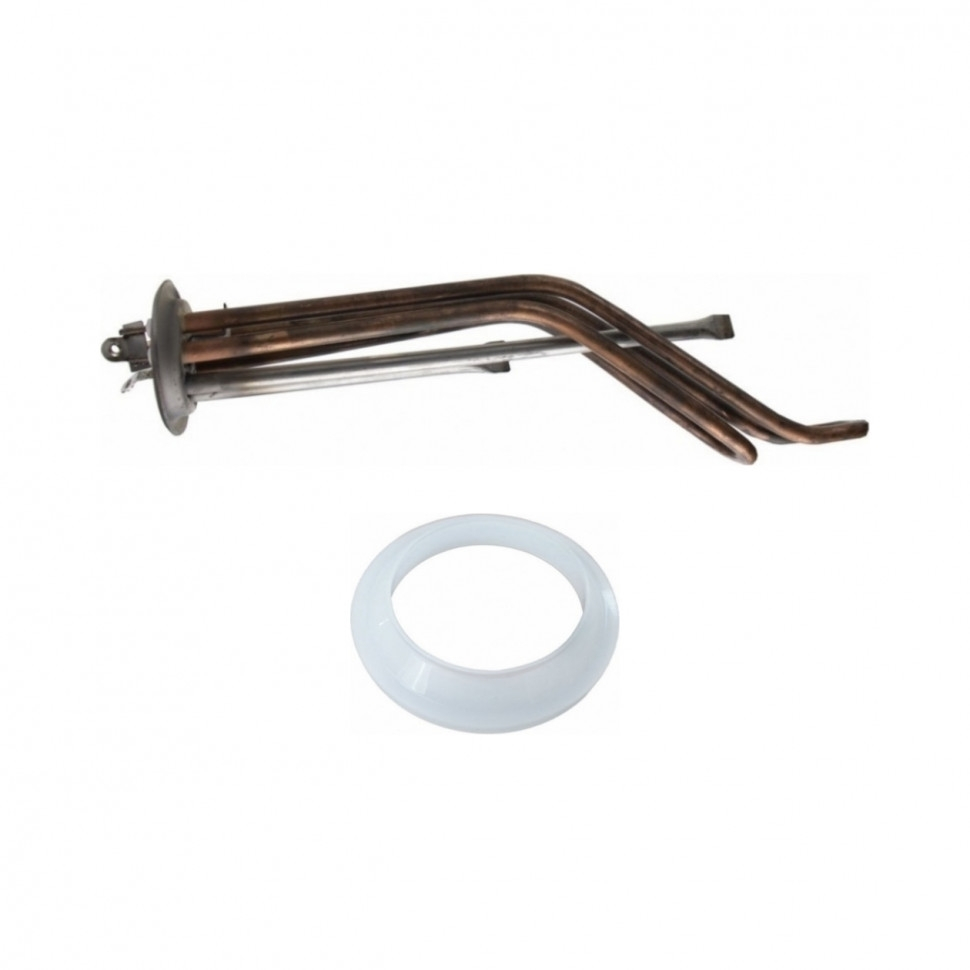 Комплект ТЭН 2кВт (2000Вт) RF для горизонтального водонагревателя Thermex, Garanterm GTR, Electrolux EWH под анод М6 + прокладка, 20124K1