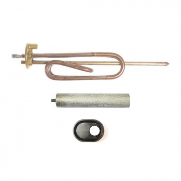 Комплект ТЭН 2,5кВт (2500Вт) RCA для водонагревателя Ariston + прокладка+ анод, 10027K